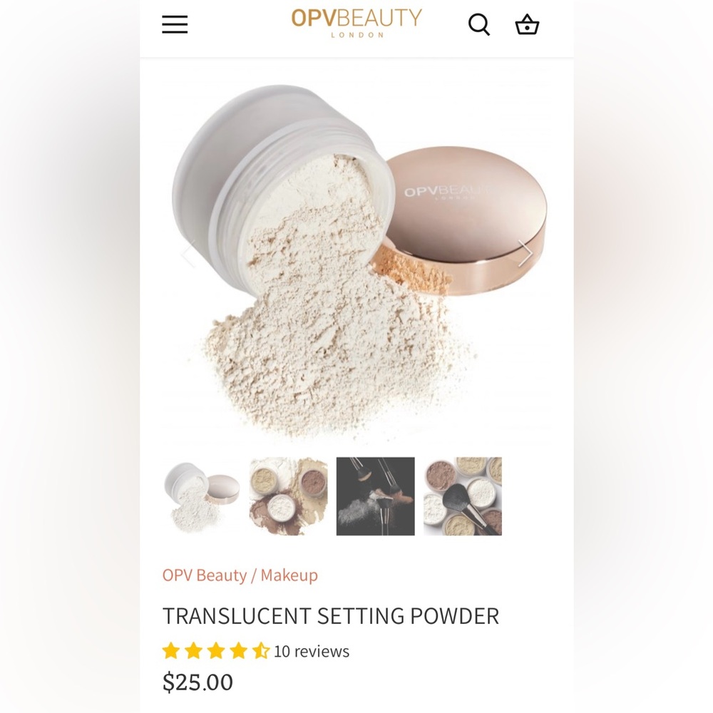 OPVBeauty Translucent Loose Setting Powder NEW - Picture 4 of 5